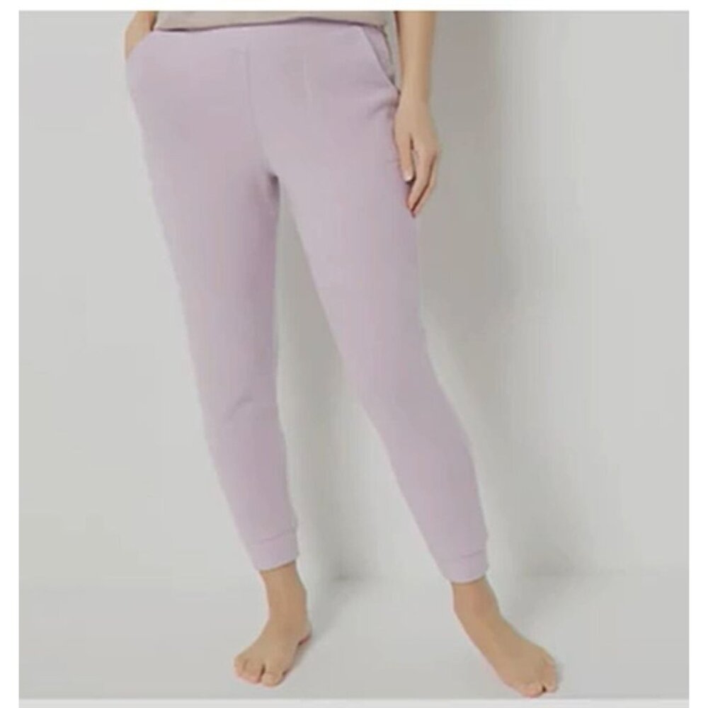 Denim and Company Comfort Zone Regular Fleece Jogger with Pockets Womens 2X NEW